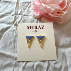Iris Triangle Studs