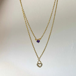 Layered Heart Necklace