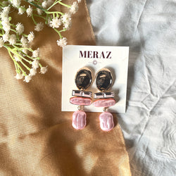 Rosy Pearl Dangles