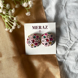 Crystal Pink Studs