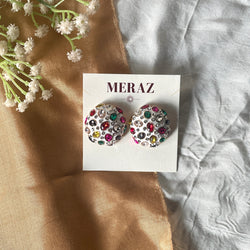Crystal White Studs