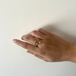 Verona Heart Spiral Ring