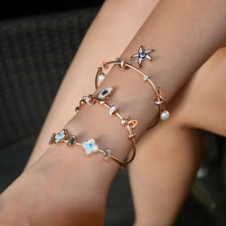 Evil Eye Starfish Bracelet