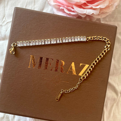 Crystalline Half Tennis Bracelet