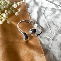 Silver Twisted Cuff